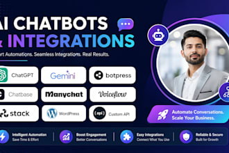 build your business custom ai chatbot, boost engagement, automate tasks