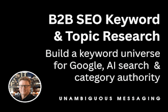 turn advanced keyword research into strategic market intelligence