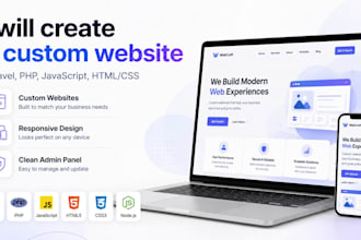 create a custom website