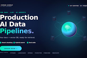 build ai ready data pipelines for rag, llm and ai agent applications