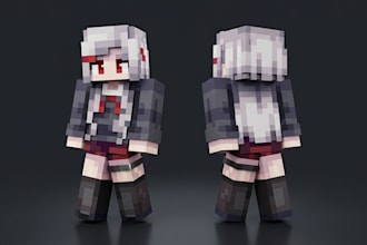 customize 64x and 128x minecraft skin