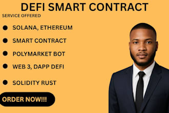 develop smart contract blockchain developer web3 defi solidity