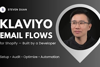 set up klaviyo email marketing flows for shopify