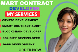 be your professional smart contract developer for blockchain projects