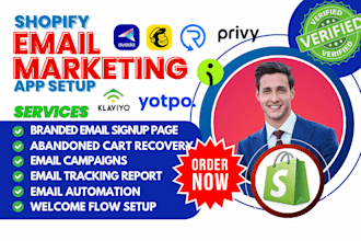 do klaviyo shopify email marketing yopto avada mailchimp recart privy omnisend