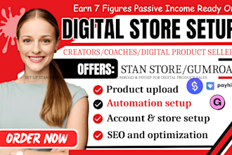 setup stan store, gumroad, stan store marketing, tiktok shop