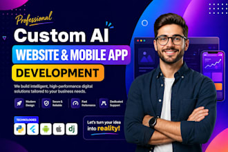 do custom ai website development mobile app development as ai software developer