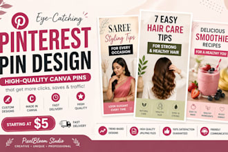 design  attractive pinterest pins using canva