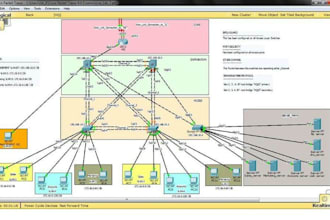 design lan, wan, and network topologies in packet tracer