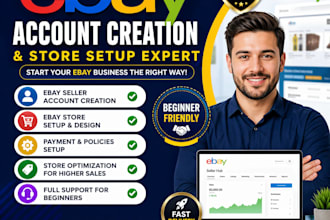 l create ebay seller account ebay store setup and ebay account creation service