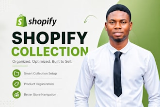 setup optimize smart shopify collection categories with menu filter navigations