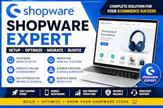 shopware website setup product upload seo optimization migration sitemap bugfix