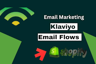 setup klaviyo email marketing, klaviyo flows and klaviyo shopify