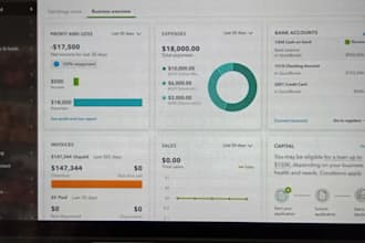 quickbooks online cleanup and monthly bookkeeping