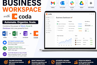 setup coda app for agile pm, CRM or custom templates