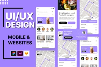 create your app and website design in figma, ui design, wireframes