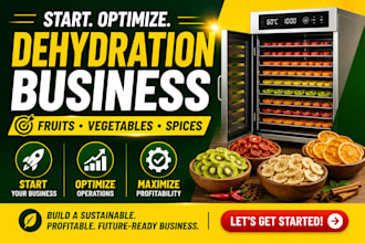 help you to start optimize dehydration of fruit, vegetables and spices business
