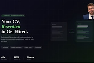 rewrite your ats optimized CV and linkedin profile