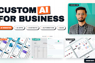 build ai website, ai saas app and ai chatbot