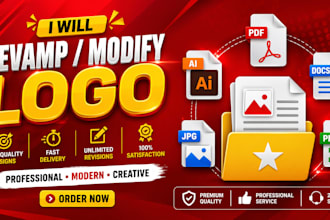 do alter, revamp or modify your existing logo