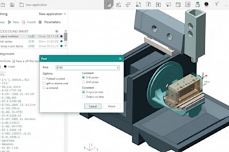 do 3,4,5 axis cad cam gcode vcarve nc programming, cnc machine mastercam alpha