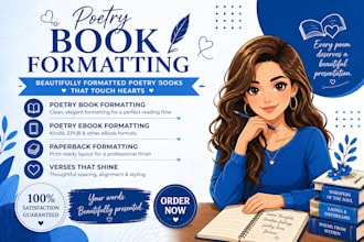 poetry book formatting poem book formatting poetry ebook paperback formatting