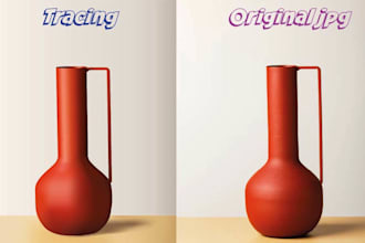 manual vector trace your image