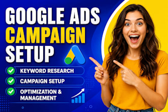 setup and manage google ads adwords ppc campaigns