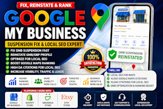fix google my business suspension and boost gmb ranking with local seo