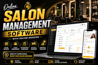 develop salon management software with online booking