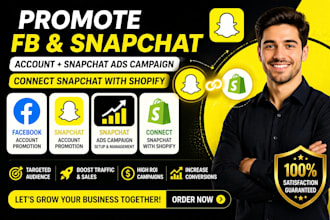 promote fb snapchat account snapchat ads campaign connect snapchat with shopify