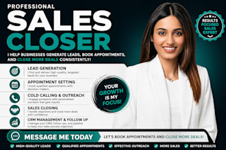 be your high converting sales representative sales closer b2b sales salesperson