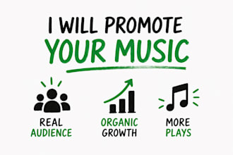 do organic music promotion for real audience growth
