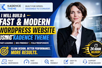 kadence, kadence website, wordpress website, gutenberg