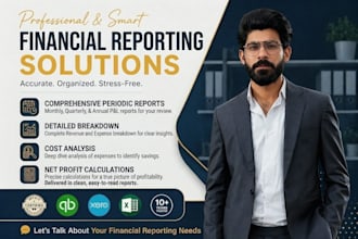 prepare profit and loss statement pnl financial reports