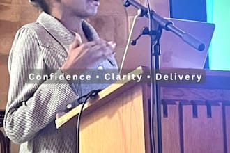 coach you to speak confidently in public or presentations