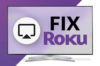fix any error or issue on your roku channel, amazon tv, and apple tv
