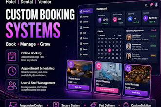 build a custom booking system for your business