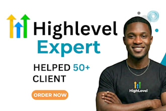 setup manage gohighlevel website, emails sms automation sales funnel expert