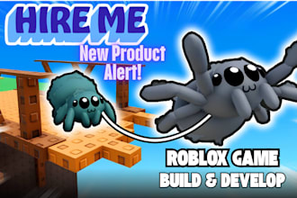 develop fully custom roblox game, obby game, built from scratch with scripts