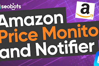build amazon price tracker bot, price error bot, monitor, alert, glitch bot