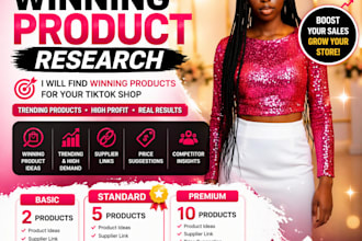 find winning products for tiktok shop and dropshipping