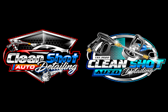 do modern creative auto detailing logo with free source file