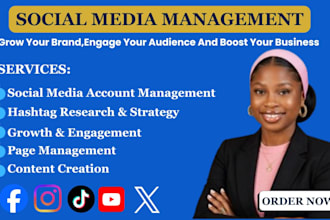 grow and manage your social media and boost engagement fast