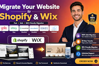 migrateyola sitey moonfruit doodlekit ionos builderall website to shopify wix