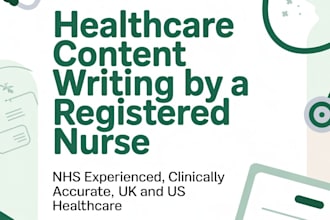 write clinically accurate healthcare articles and patient education materials