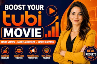 do organic tubi promotion, boost tubi movie increase viewers and ranking