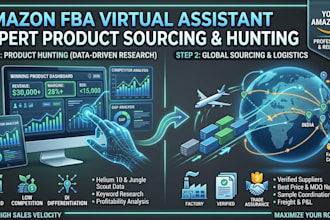 provide amazon product hunting and global sourcing