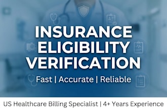 verify insurance eligibility, benefits for medical billing