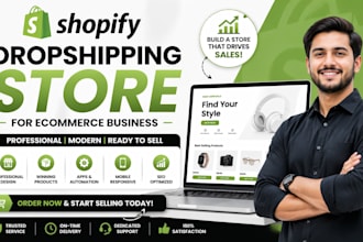 build shopify dropshipping store for ecommerce business